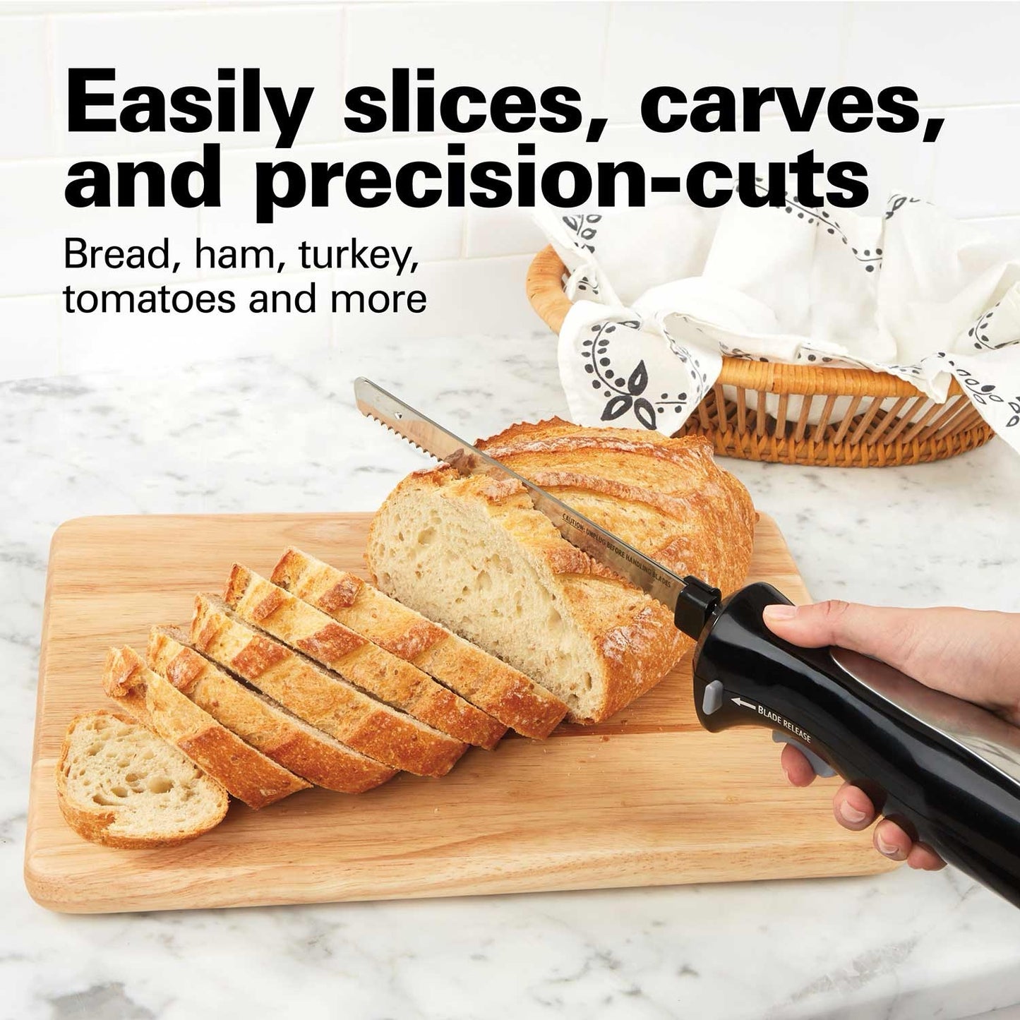 Hamilton Beach Electric Knife Set with Storage Case